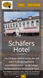 Mobile Screenshot of hotel-schaefers.de